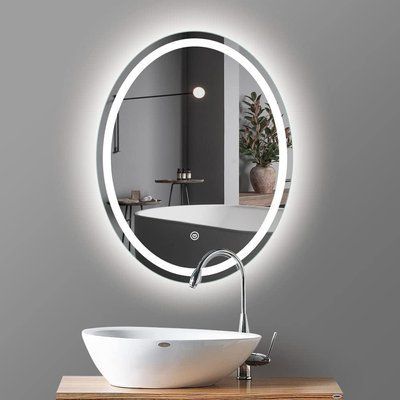Дзеркало METOA з LED-підсвіткою + сенсорне керування 14258 фото