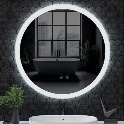 Дзеркало KORIO з LED-підсвіткою + сенсорне керування + підігрів 13654 фото