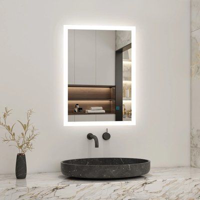 Зеркало SARDO с LED-подсветкой + сенсорное управление 1538 фото