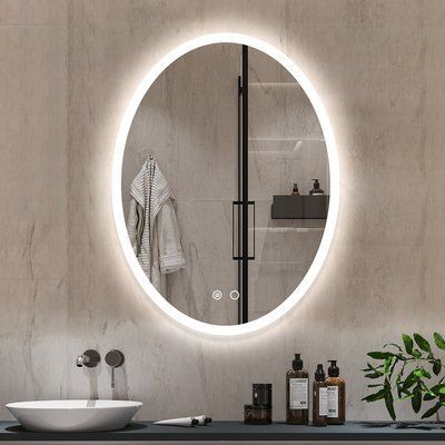 Дзеркало OLONA з LED-підсвіткою + сенсорне керування + підігрів 2899 фото